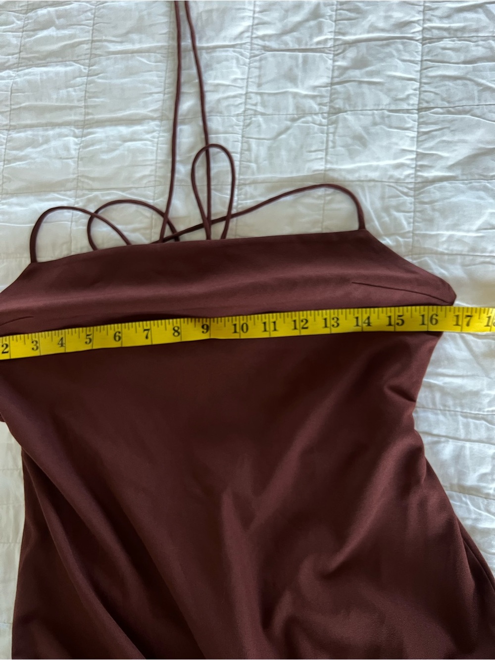 BHLDN Gavin Dress size 4 brown rust orange open back - Picture 10 of 10